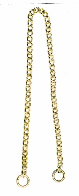 3.0 World's Finest Solid Brass Show Chain with Round Rings