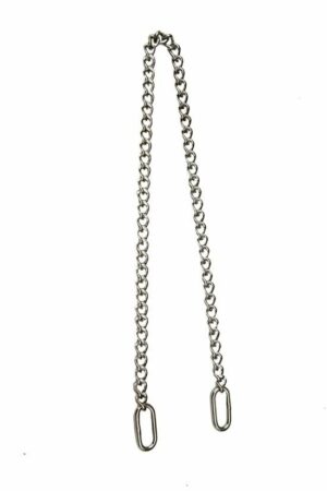 3.0 World's Finest Solid Brass - Silver Plated Show Chain with Oval Rings