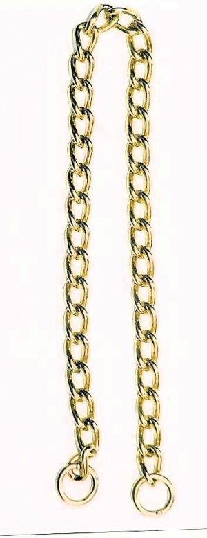 4.0 World's Finest Solid Brass Show Chain with Round Rings