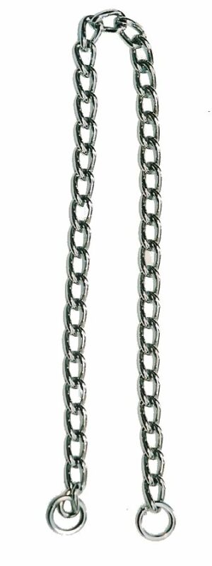 4.0 World's Finest Solid Brass  - Silver Plated  Show Chain with Round Rings