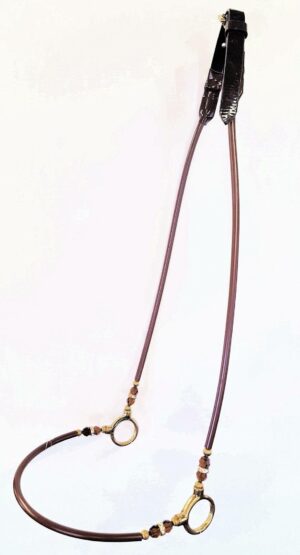 Custom Cable Show Halter with Beading at sides of nose and lower cheek