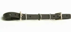 Beta Two Buckle Curb Strap with Center D-Ring
