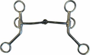 1/4" Smooth Bar Snaffle Argentine Bit
