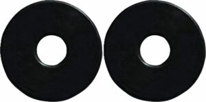 Black Rubber Bit Guard pair