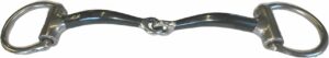 3/8" Tapered Smooth Snaffle Bradoon D-Ring Bit