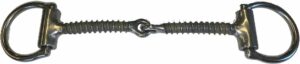 3/8" Wood Screw Snaffle Bradoon D-Ring