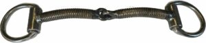 3/8" Machine Thread Snaffle Bradoon D-Ring Bit