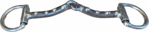 3/8" Washboard Snaffle Bradoon D-Ring