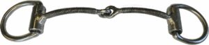 1/4" Machine Thread Snaffle Bradoon D-Ring
