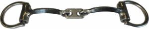 1/4" Diamond Bars with Center Plate Bradoon D-Ring Bit