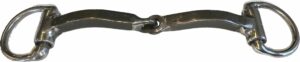 3/8" Square Bar Snaffle Bradoon D-Ring Bit