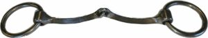 1/4" Fishback Snaffle Bradoon Loose Ring Bit