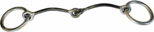 1/8" Smooth Snaffle Bradoon Loose Ring Bit