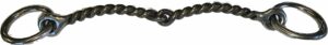 1/4" Twisted Wire Snaffle for Show Halter Bradoon Loose Ring Bit