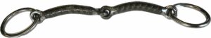 3/8" Rebar Snaffle Bradoon Loose Ring Bit