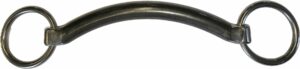 1/2" Smooth Oval Bar Bradoon Loose Ring Bit