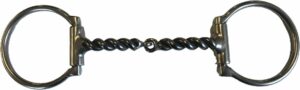 1/2" Twisted Wire Snaffle D-Ring Bit