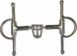 1/2" Machine Thread Bars with Tongue Tamer Center Full Cheek Bit