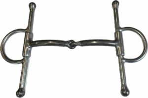 3/8" Smooth Bars Snaffle Full Cheek Bit