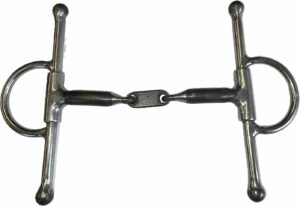 7/16" Smooth Bars with Center Plate Full Cheek Bit