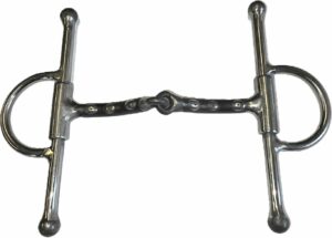 3/8" Washboard Snaffle Full Cheek Bit