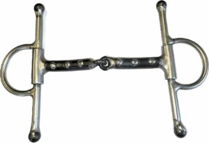 1/2" Washboard Snaffle Full Cheek Bit