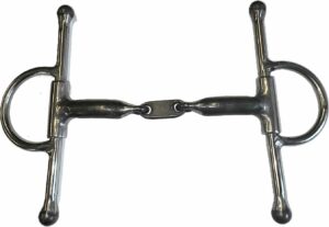 1/2" Smooth Bars with Center Plate Full Cheek Bit