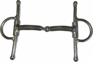 1/2" Machine Thread Snaffle Full Cheek Bit