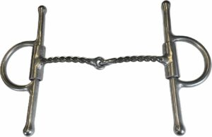 1/4" Twisted Wire Snaffle Full Cheek Bit