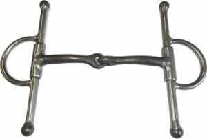 3/8" Smooth Tapered Bars Snaffle Full Cheek Bit