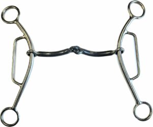 3/8" Smooth Snaffle Gag Bit