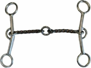 3/8" LifeSaver Sweet Iron "Sweet & Sour" Junior Cow-horse Minimal Gag Bit