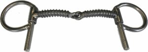 1/2" Woodscrew Snaffle Half Cheek Bit