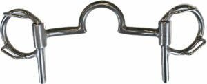 3/8" Bars - 1-1/2" C-Port with Concealed Loops Half Cheek Bit