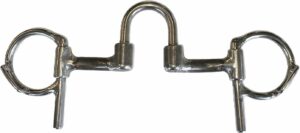 7/16" Bars - 2-3/8" Moveable Port with Concealed Loops Half Cheek Bit