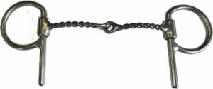 1/4" Twisted Wire Snaffle Half Cheek Bit
