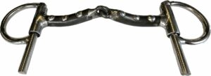 1/2" Washboard Snaffle Half Cheek Bit