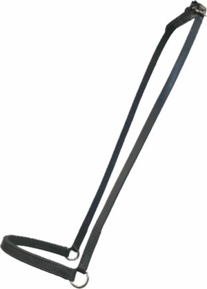 Black Leather Show Halter