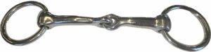 7/16" Tapered Snaffle O-Ring Bit  4-1/2" Mouthpiece