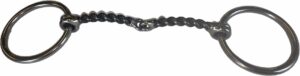 3/8" Twisted Wire Snaffle O-Ring Bit