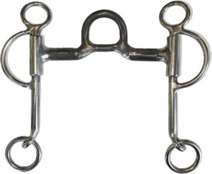 7/16" Smooth Bars - 1-7/8" Tilted Port Pelham Bit