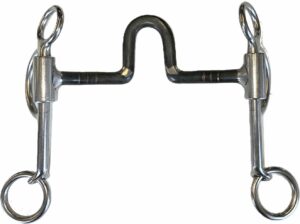 3/8" Bars with copper inlay - 2" Flattened Port Pelham Bit