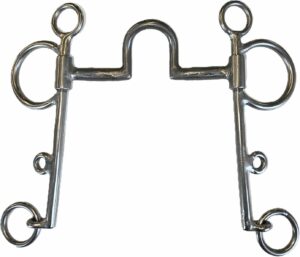 7/16" Bars with a 2" Port Pelham Bit