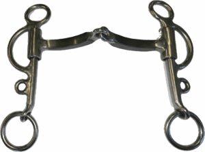 3/8" Square Bar Snaffle Pelham Bit