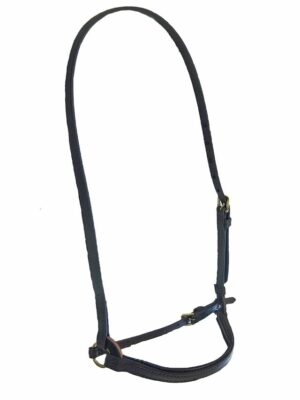 3/4" Beta Padded Cavesson in Black or Brown  Your choice of Draw Tight Strap on Sewn on Buckle Strap