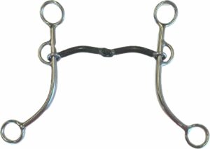 3/8" Smooth Bars Snaffle Gag Reiner Bit
