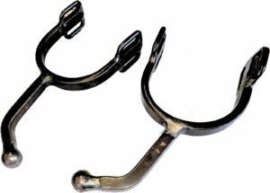 Sweet Iron Western Work Spurs 3-1/4" Bent Neck