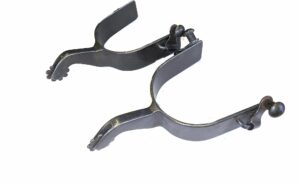 Sweet Iron Western Work Spurs - 2-1/4" Neck with 10 point Rowels