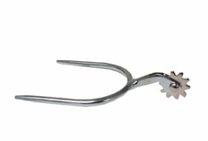 Slip-On English Spur with 10 Point Rowel