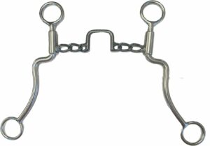 Chain Mouthpiece with 1-1/8" Square Port Seven Shank Bit